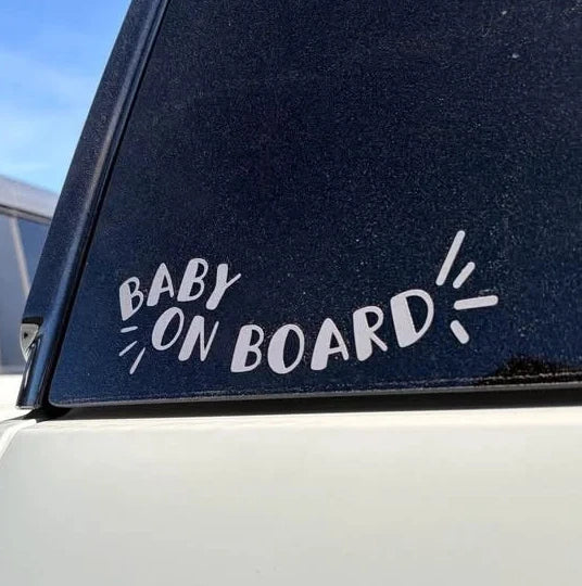 Baby On Board Reflective Sticker