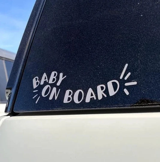 Baby On Board Reflective Sticker