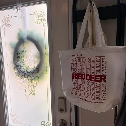 “The City of Red Deer: a Nuclear Weapons Free Zone” Tote Bag